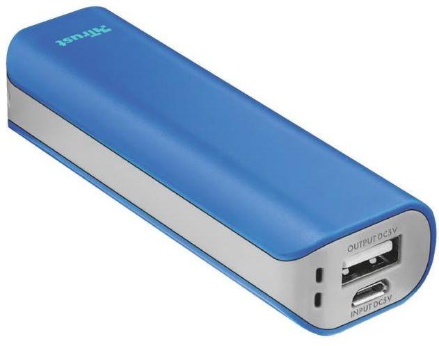 Портативное зарядное устройство Trust Primo 2200 mAh Blue