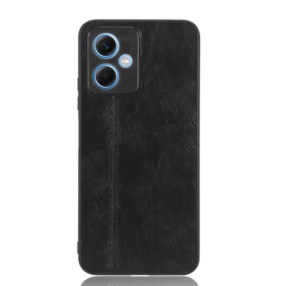 Противоударный чехол для Xiaomi Poco X5 5G Cosmiс Leather Case Black