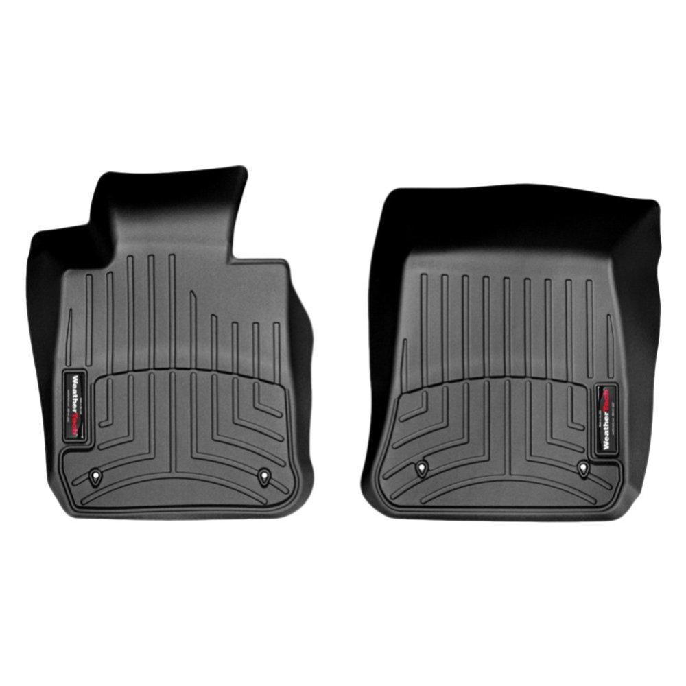 Коврики WeatherTech в салон BMW X1 2010- 2WD с бортиком передние 2 шт. Черный (445741)