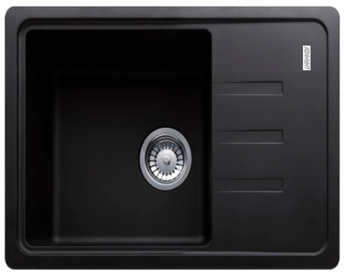 Мойка для кухни Adamant Slim (black-anthracite 15) 62х43,5х20 см - фото 1 Мойка для кухни Adamant Slim (black-anthracite 15) 62х43,5х20 см - фото 1