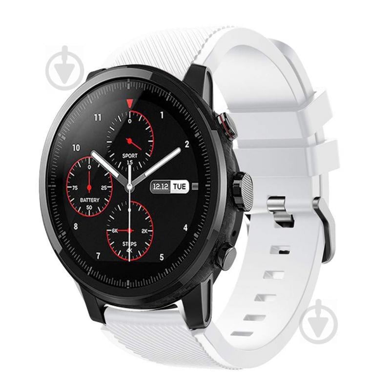 Ремешок 22 мм BeWatch ECO для Xiaomi Amazfit Stratos | Pace | GTR 47mm Белый (1021102.47)