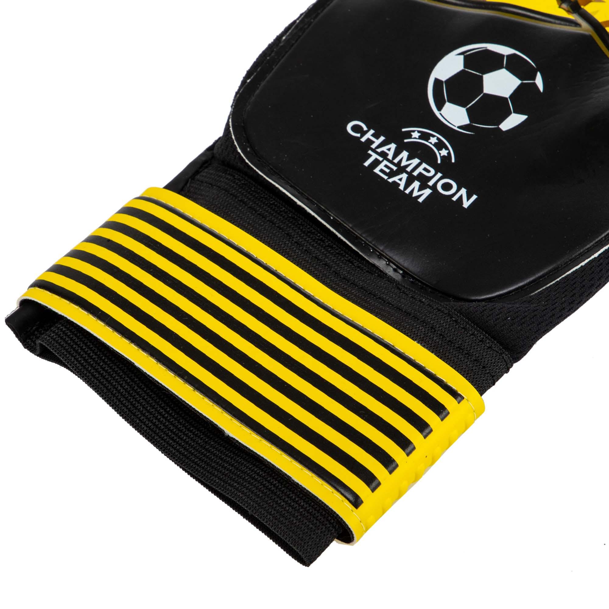 Рукавички воротарські із захисними вставками FB-903 8 Чорно-жовтий (57429063) - фото 3 Рукавички воротарські із захисними вставками FB-903 8 Чорно-жовтий (57429063) - фото 3