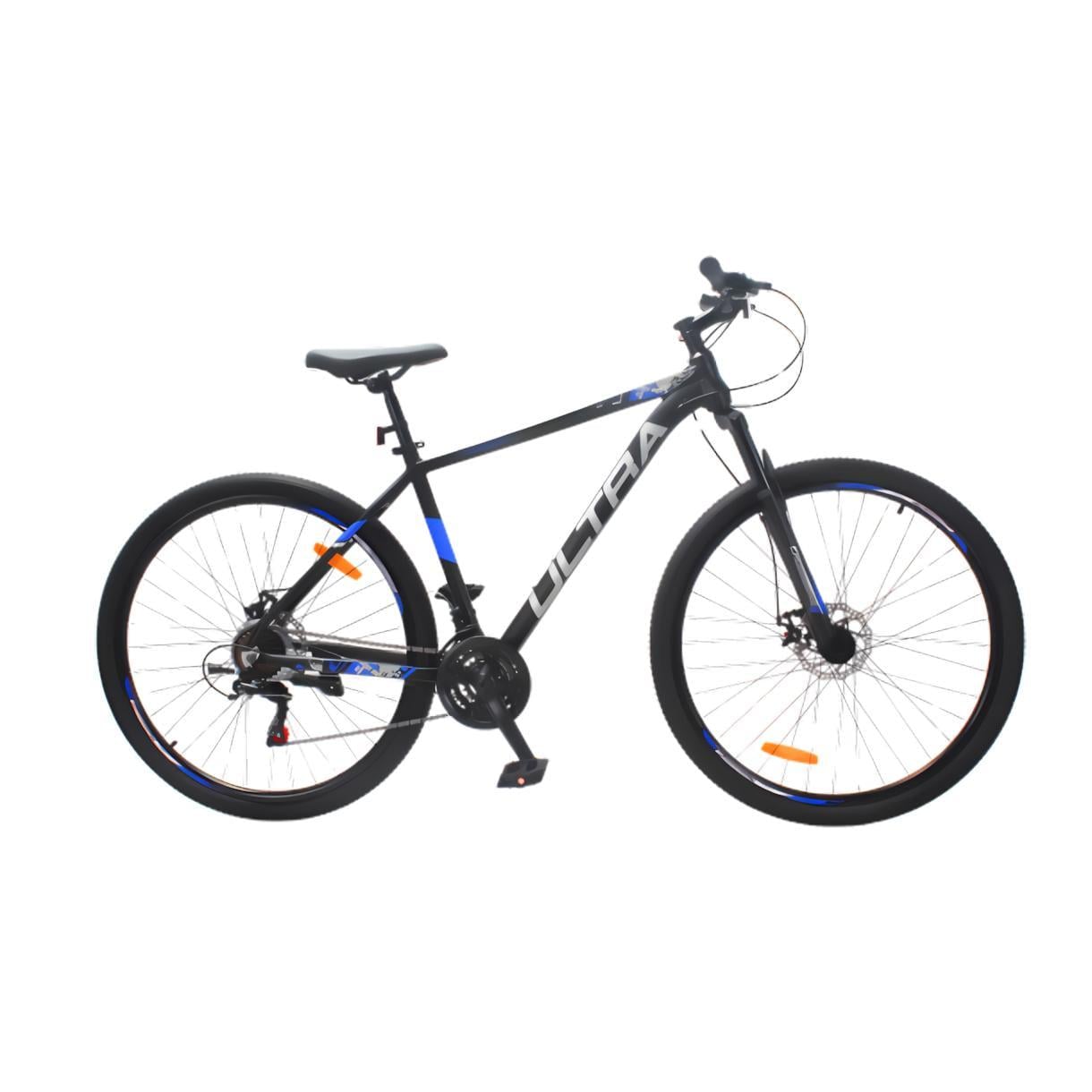 Велосипед CrossBike ULTRA 29" 19" Чорний/Синій (362)