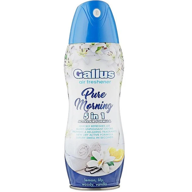 Освежитель воздуха аэрозоль Gallus Pure Morning 300 мл