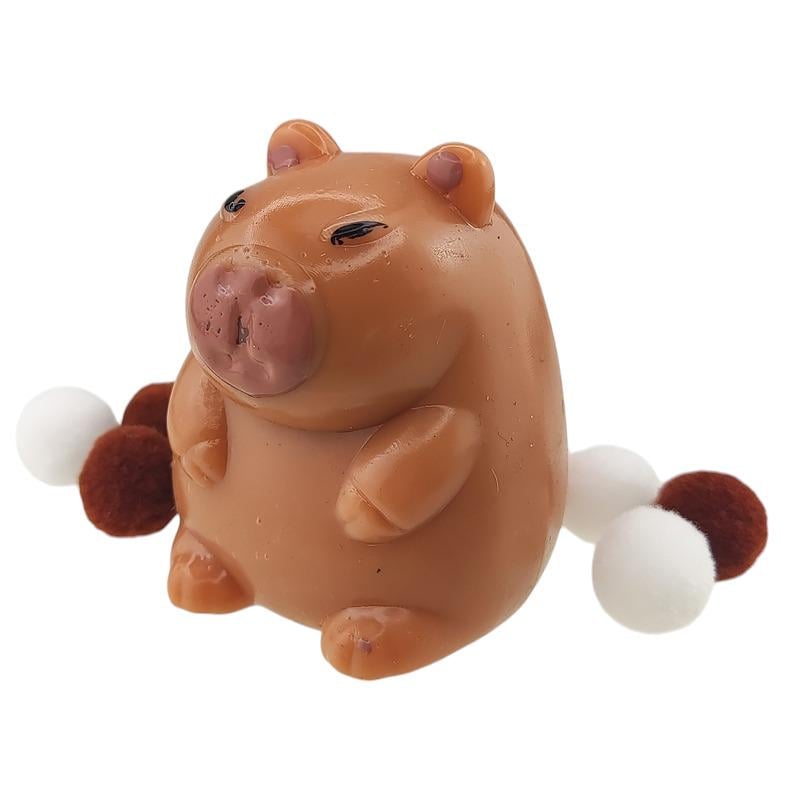Игрушка капибара Home антистресс мишура (MS 4435)