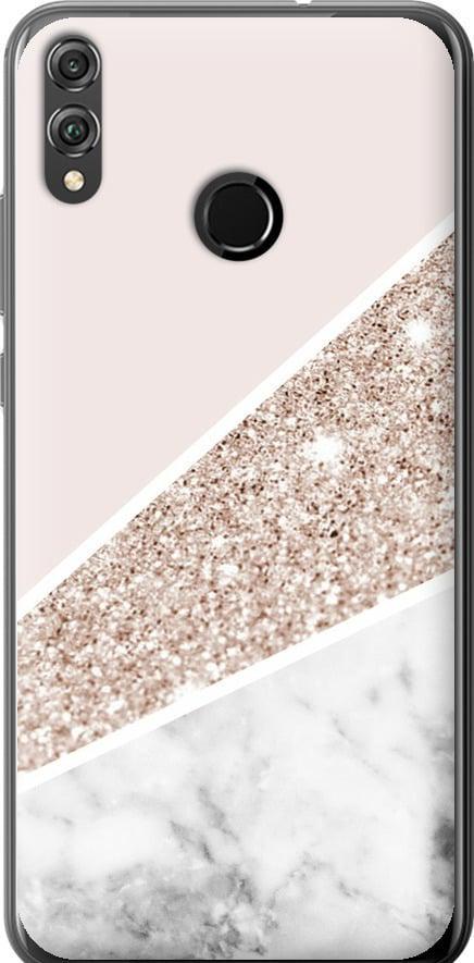 Чехол на Huawei Honor 8X Пастельный мрамор (4342t-1596-42517)
