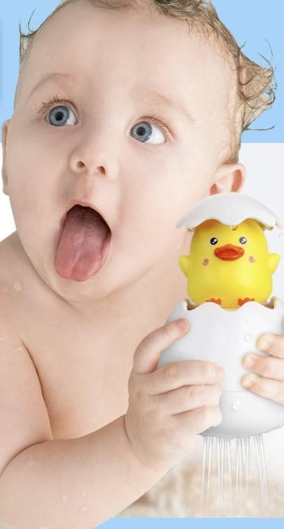 Игровой набор для купания Bath toys Цыпленок в яйце Белый - фото 5 Игровой набор для купания Bath toys Цыпленок в яйце Белый - фото 5
