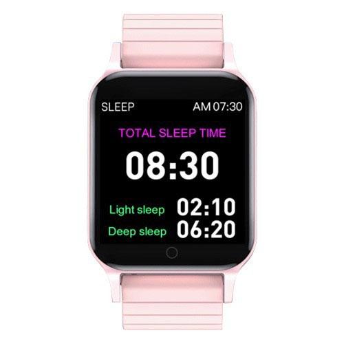 Смарт-часы Smart Watch T96 Bluetooth 170 mAh Pink (tf5452)