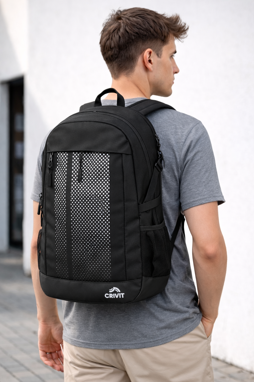 Рюкзак городской Crivit полиэстер 23,5 л Черный