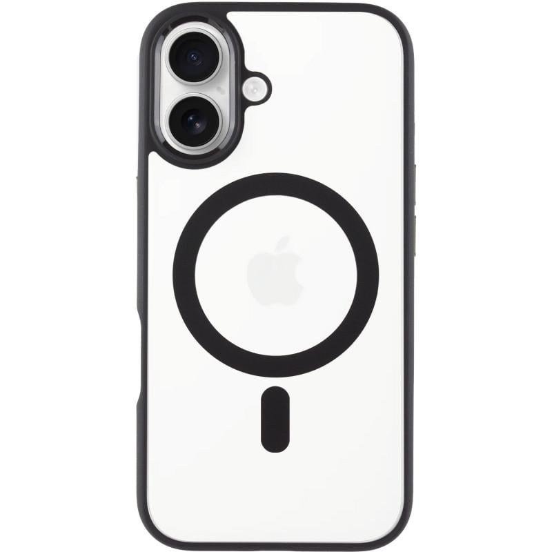 Противоударный TPU+PC чехол Blueo Skin Friendly Frosted with MagSafe для Apple iPhone 16 (6.1") Черный