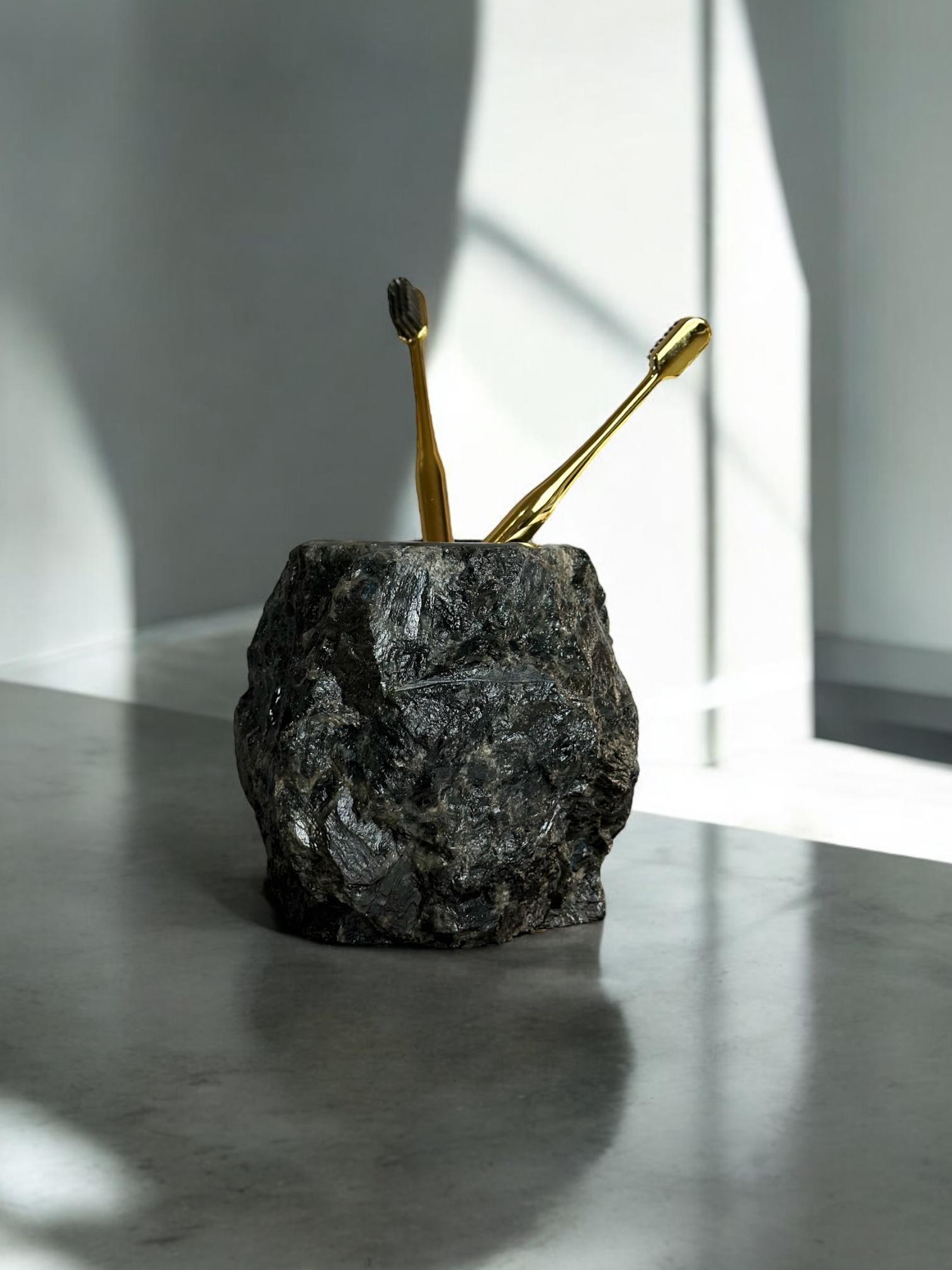 Органайзер для зубних щіток/дрібних речей з натурального каменю