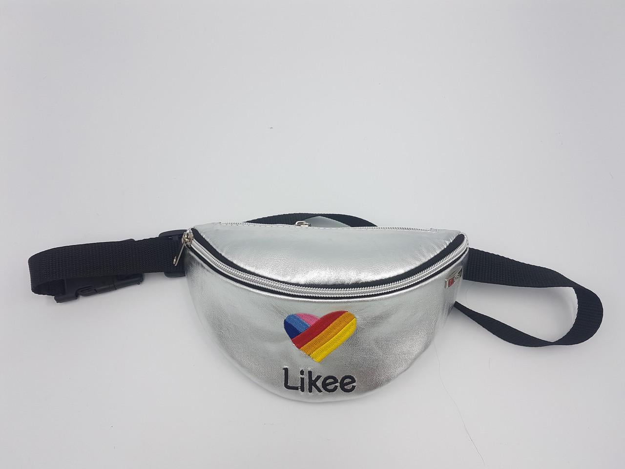 Сумка на пояс для девочек Forsa Likee бананка с вышивкой