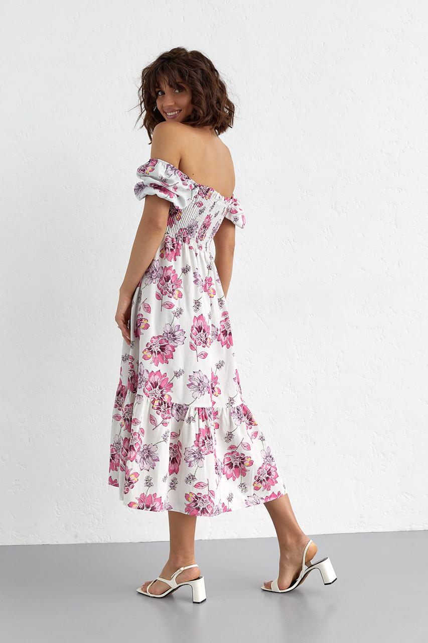 Платье с цветочным принтом L (6336) - фото 2 Платье с цветочным принтом L (6336) - фото 2