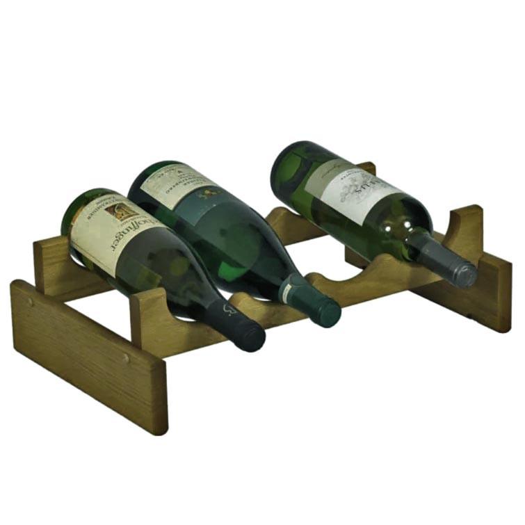 Полка для вина настольная Деластин 4 Мускат (Впс-403207)