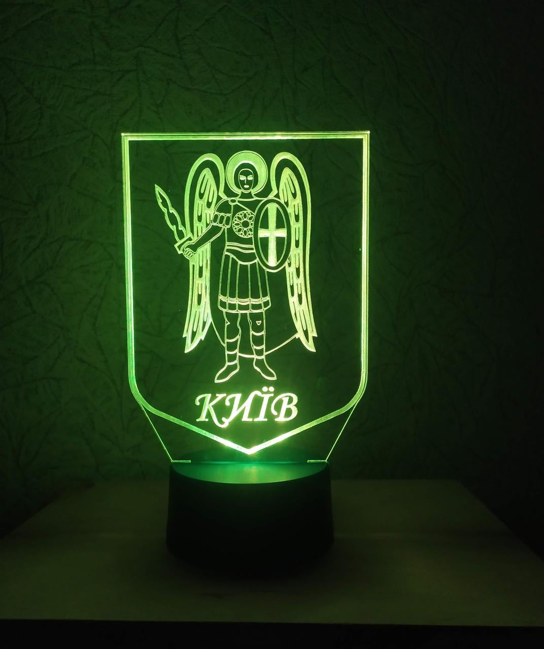 3d-ночник Киев Герб несколько подсветок/батарейка/сеть 220V (1857083055)