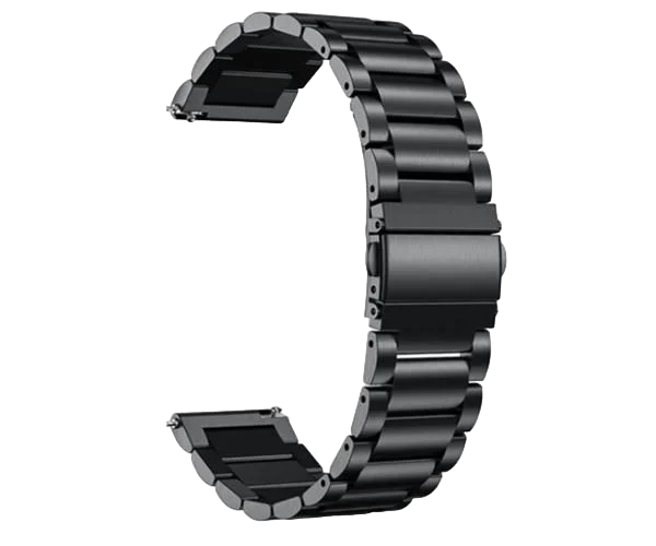 Ремешок для смарт-часов Amazfit GTR Mini металлический 20 мм Черный