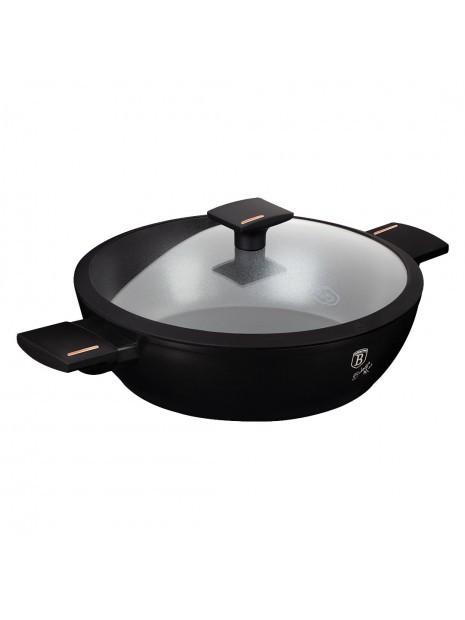 Каструля з кришкою Berlinger Haus Monaco Collection титанове покриття 3,8 л Чорний (28398796) - фото 1 Каструля з кришкою Berlinger Haus Monaco Collection титанове покриття 3,8 л Чорний (28398796) - фото 1