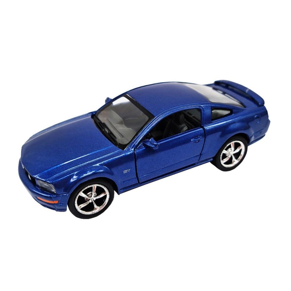 Машинка Інерційна ford mustang gt 2006 kinsmart кт5091 1:42 Синій (RLT9907s10725)