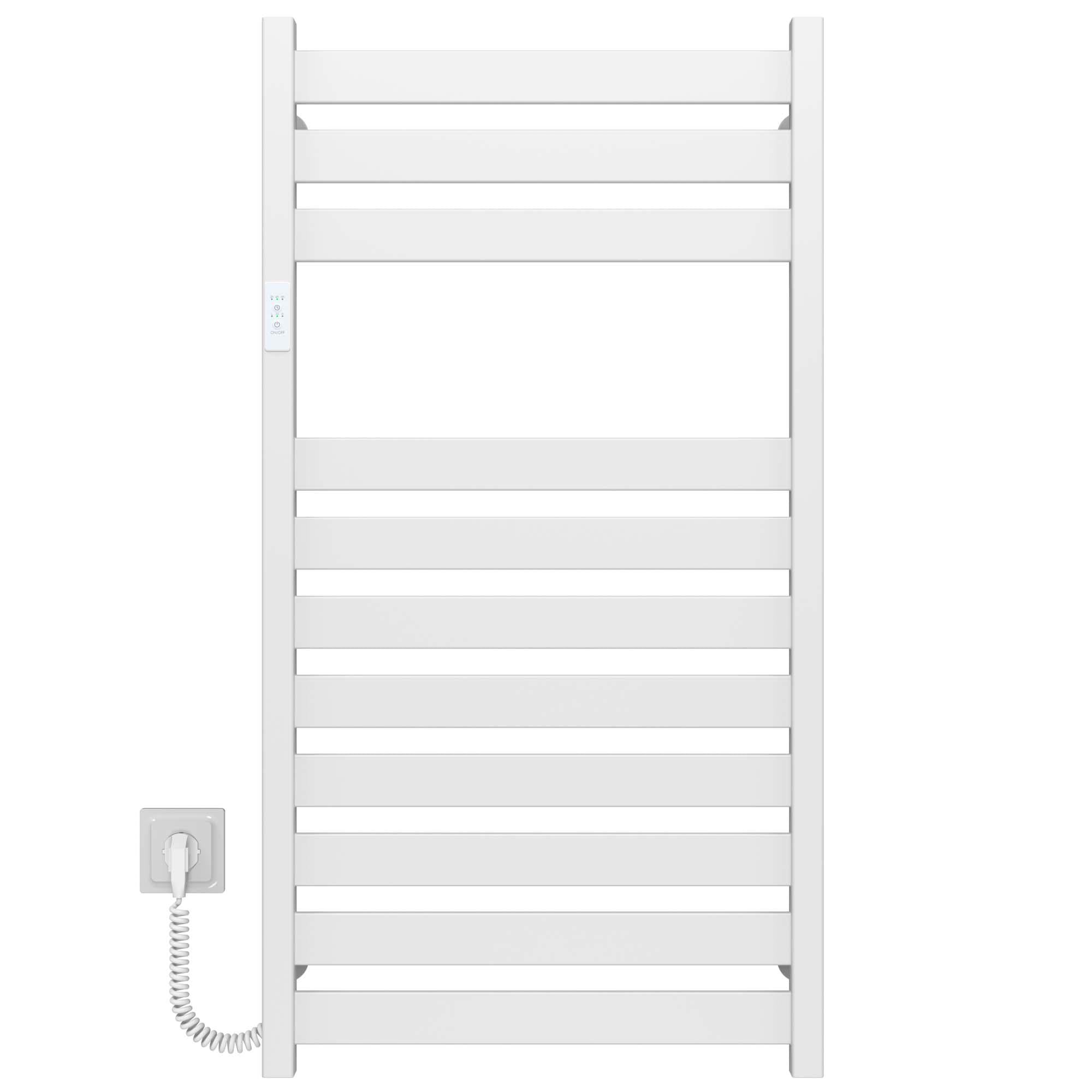 Полотенцесушитель электрический Deffi Victoria П11 WD04 левое подключение нержавеющая сталь 500х1000 мм Белый (A.VI.100.50.11.EWL4)
