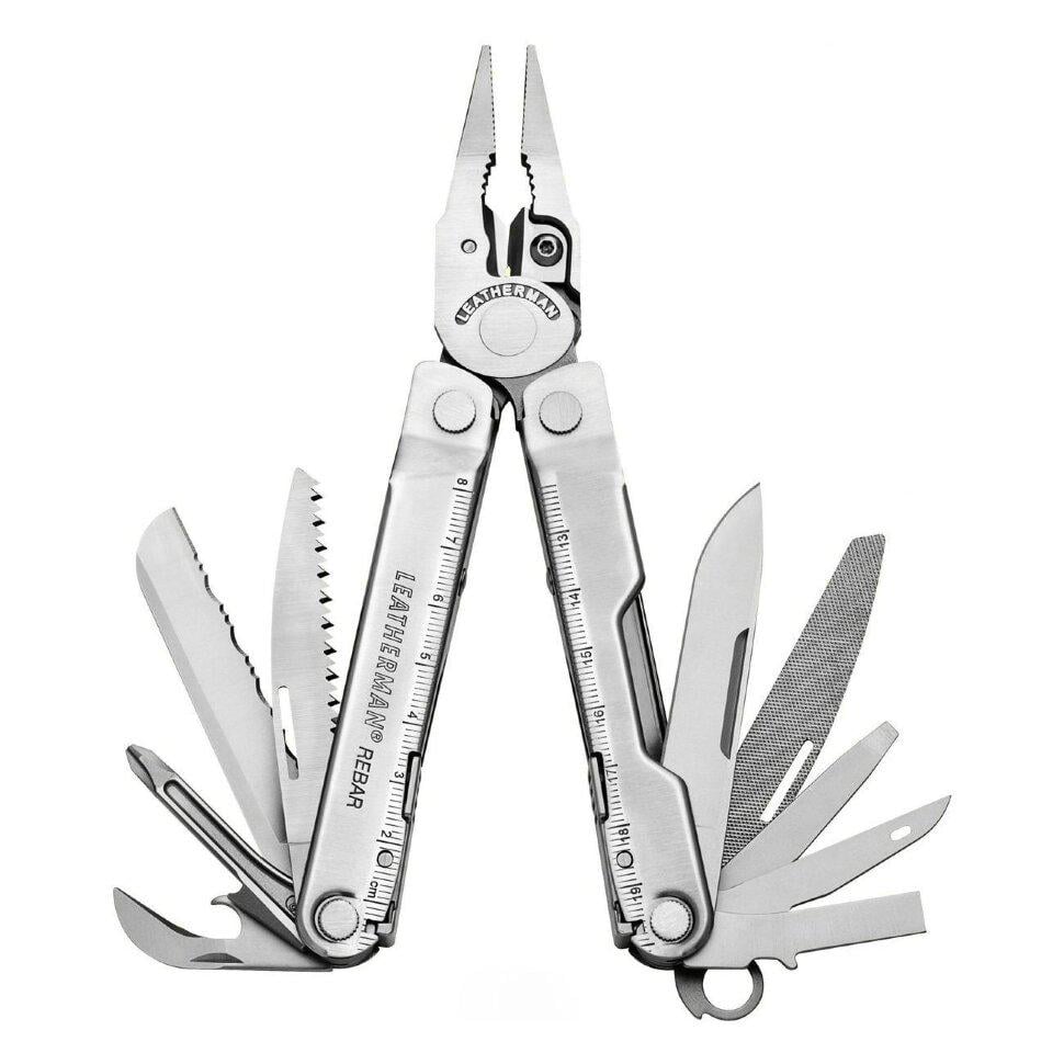 Мультитул Leatherman Rebar Standard 15 функций 100 мм Silver (831557)