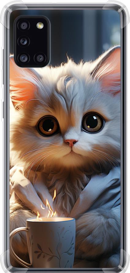 Чехол на Samsung Galaxy A31 A315F White cat (5646sp-1908-42517)