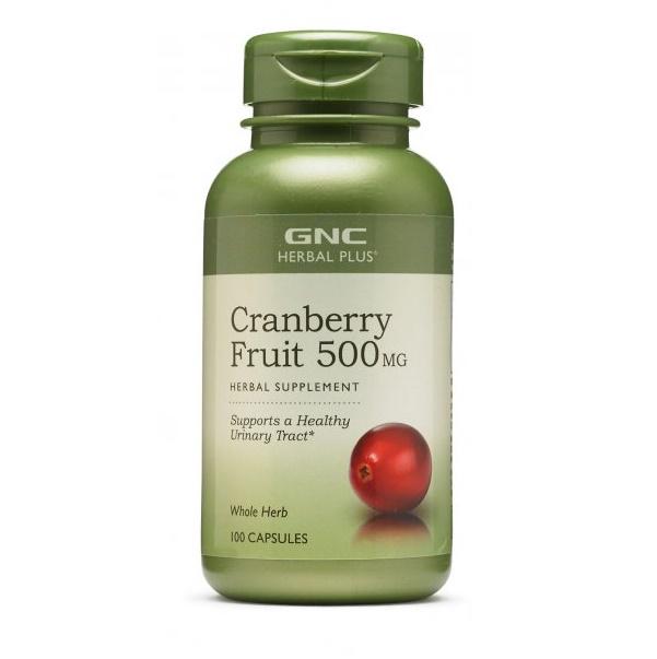 Журавлина GNC Herbal Plus Cranberry Fruit 500 mg 100 Caps