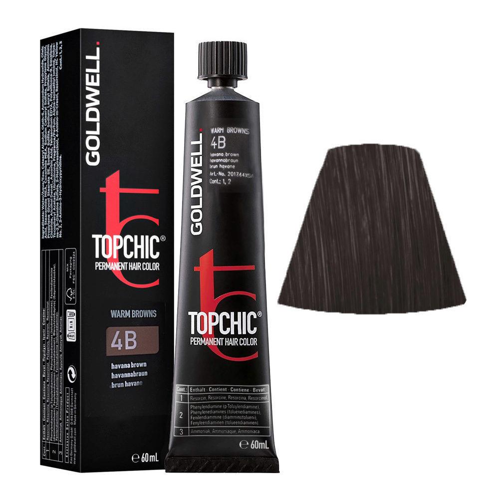 Фарба для волосся Goldwell Topchic Hair Color Coloration 4B Havana Brown 60 мл (4021609000549)
