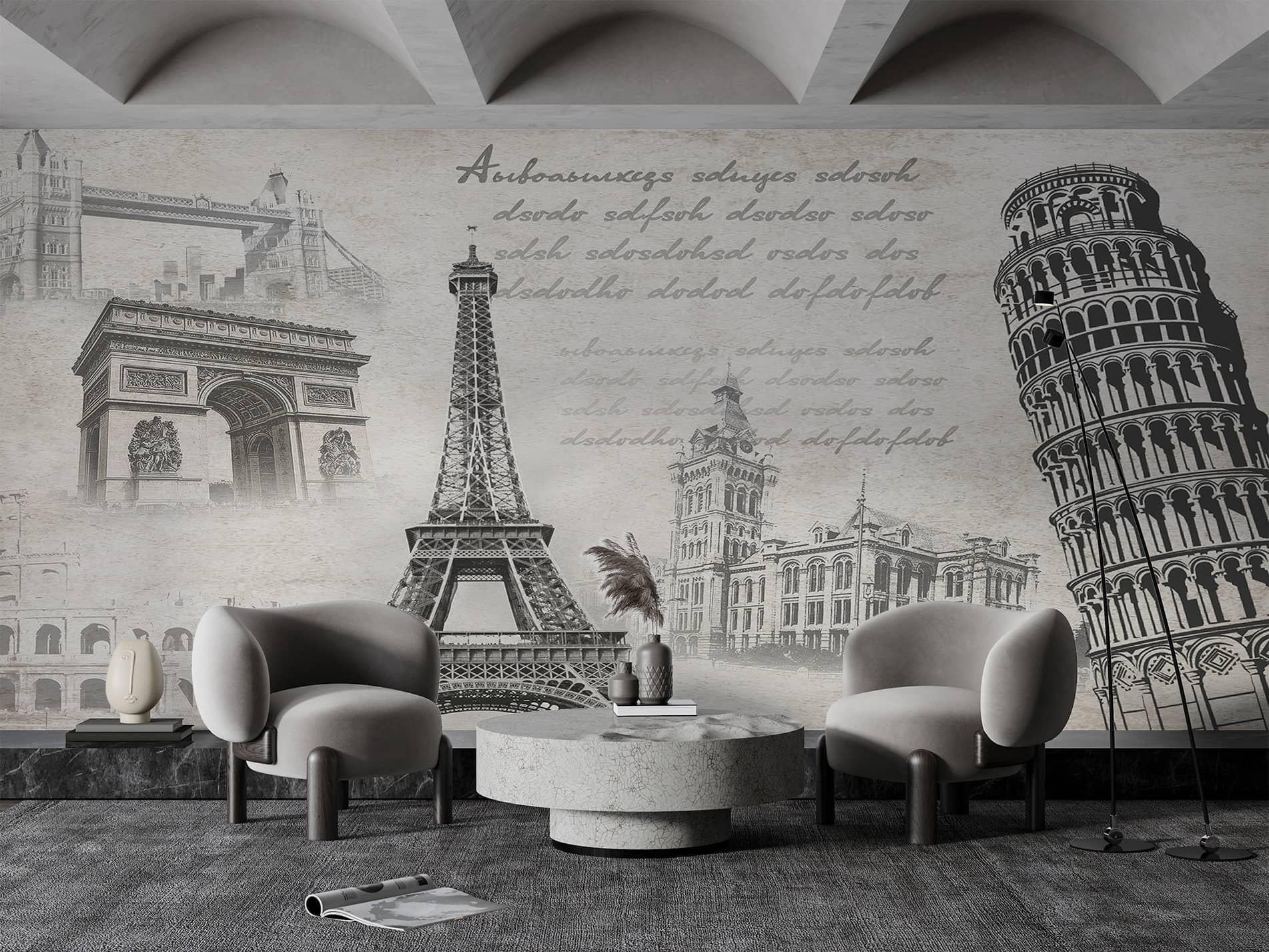 Фотообои флизелиновые Styleo Print-walls Город воспоминаний 0579 300х250 см (Pw-0579/2)