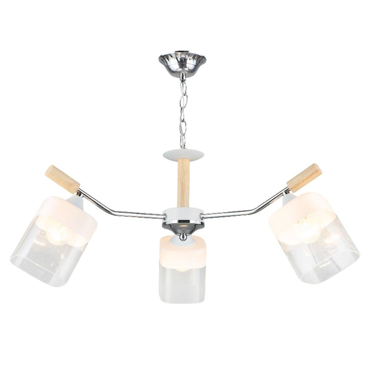 Люстра LX2490-3 WT/CH (46320)