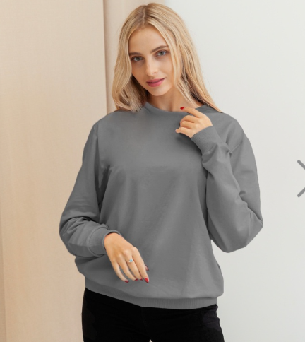 Свитшот женский GBI M Темно-серый (12718-ж)