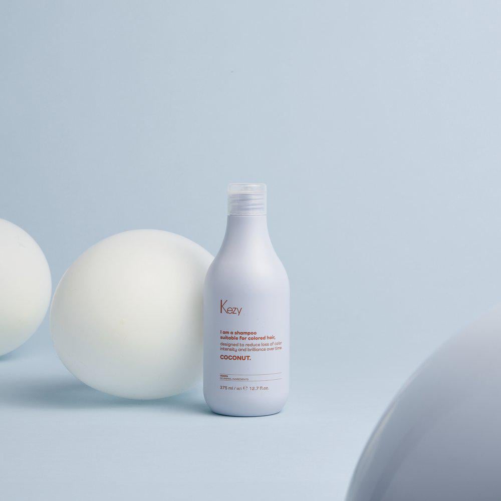 Шампунь для окрашенных волос с водой кокоса Kezy Coconut Shampoo 375 мл (99018)