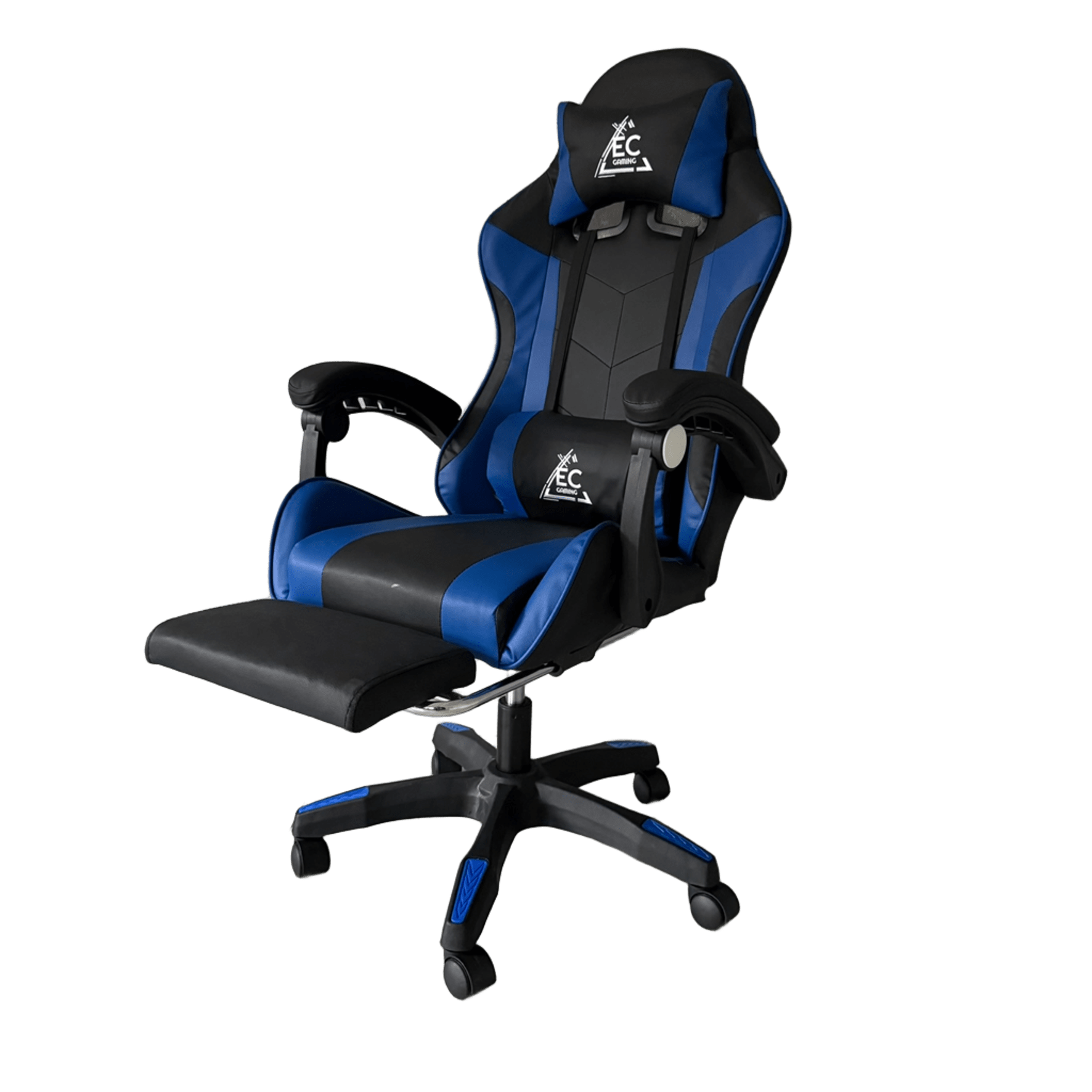 Кресло компьютерное с подставкой для ног Gamer KO24GRAN Черно-синий (30741840)