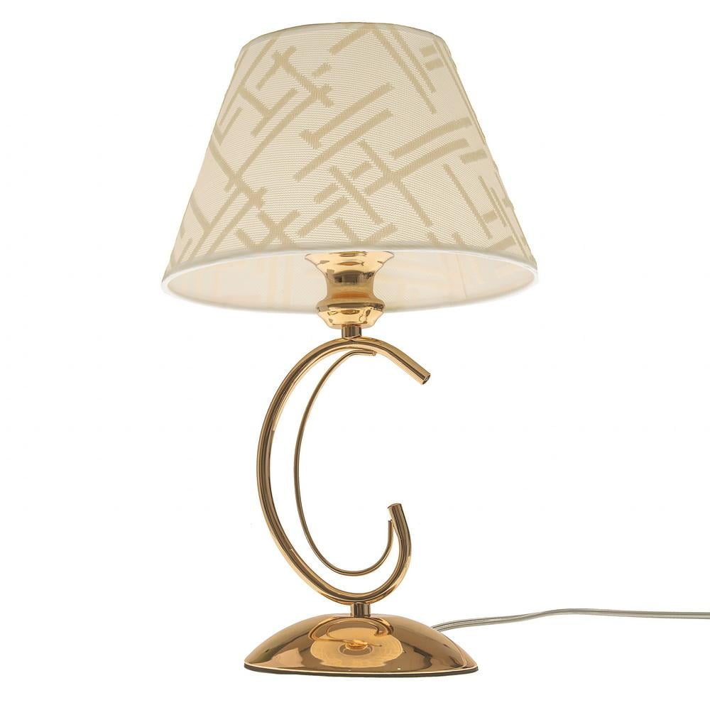 Настільна лампа BKL-647T/1 E27 FG з абажуром (25-230)