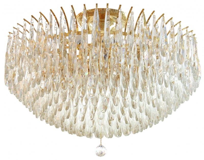 Люстра потолочная торт хрустальная большая Brille BCL-063S/13