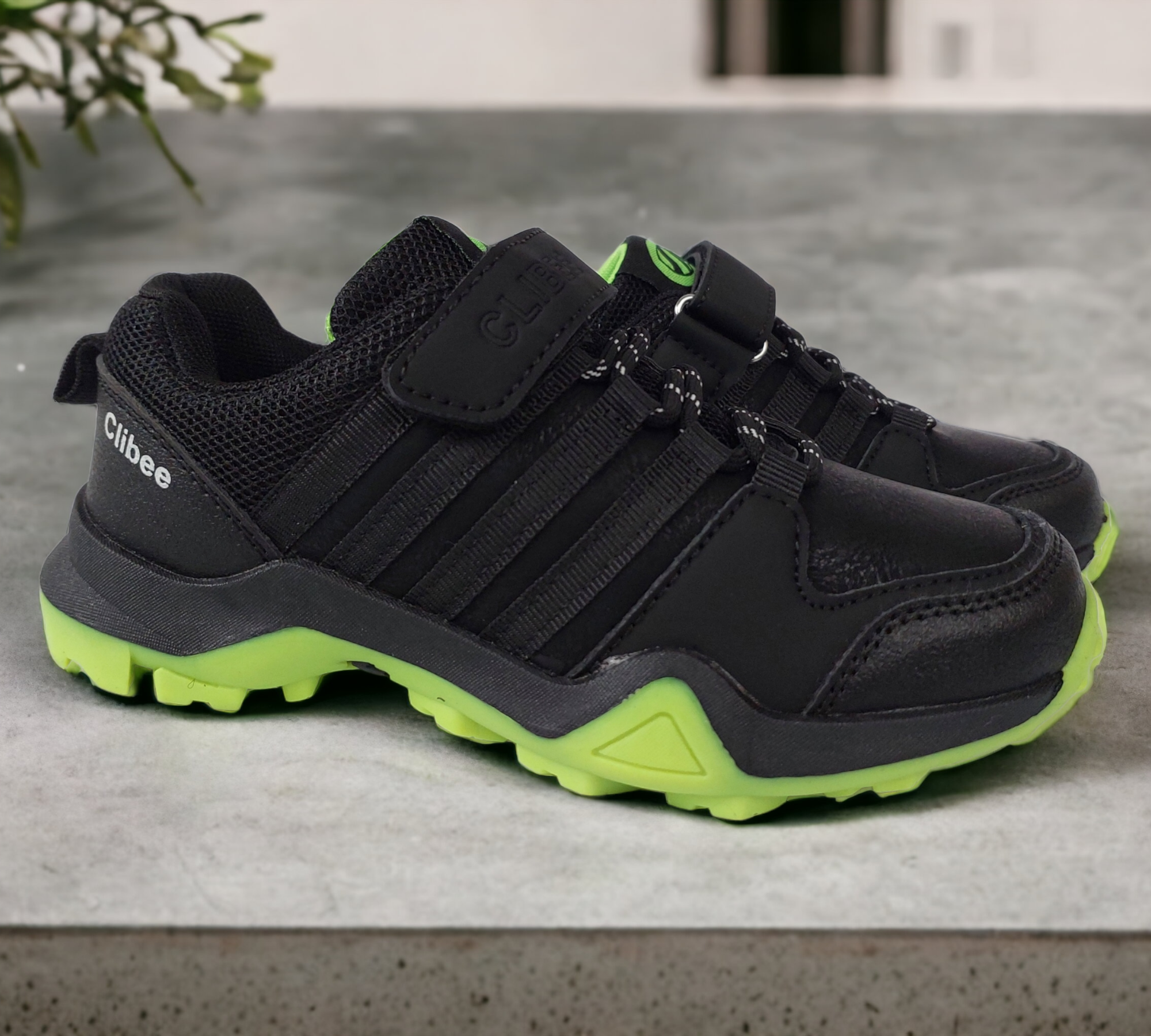 Кроссовки Clibee 205BG р. 32 Черно-зеленый