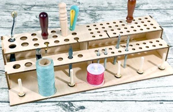 Органайзер кожевника из дерева Калатас Бланже (ОКО-003701)