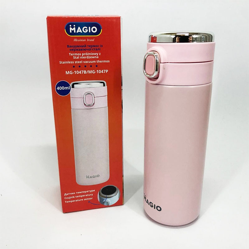 Термос Magio MG-1047P SMART вакуумний 400 мл Pink (23252105) - фото 5