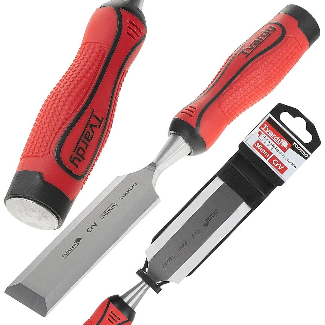 Стамеска ударна Tvardy з хромо-ванадієвої сталі CrV 38 мм (T00530) - фото 2 Стамеска ударна Tvardy з хромо-ванадієвої сталі CrV 38 мм (T00530) - фото 2