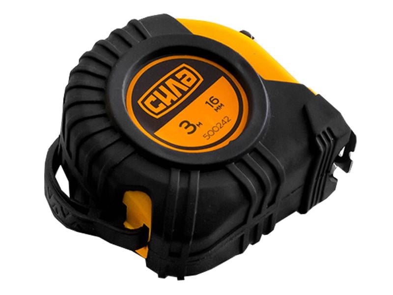 Рулетка обрезиненная Сила 500242 Стандарт 3 м 16 мм (3375)