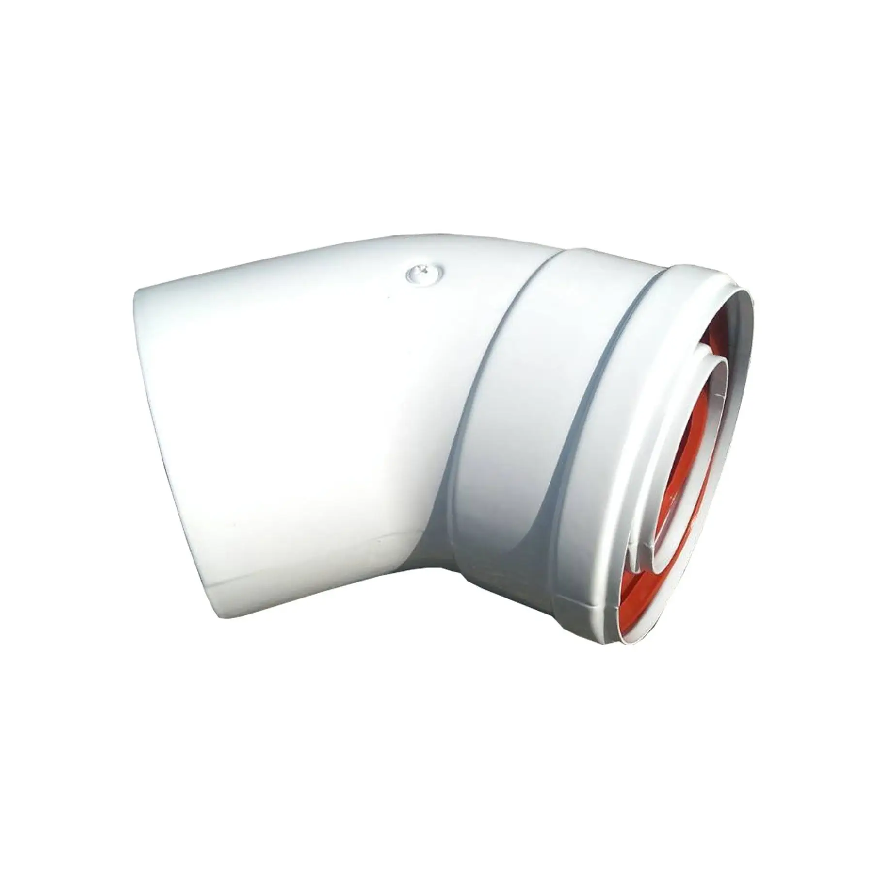 Колено коаксиальное TR.6045F для дымохода 45° 60/100 мм (CE.00.30 H)