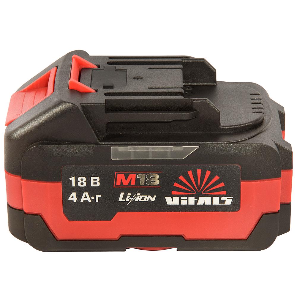 Аккумулятор Vitals ASL 1840ns-10С Type-c Li-Ion 18V 4A для инструментов Vitals М18 (244904) Аккумулятор Vitals ASL 1840ns-10С Type-c Li-Ion 18V 4A для инструментов Vitals М18 (244904)
