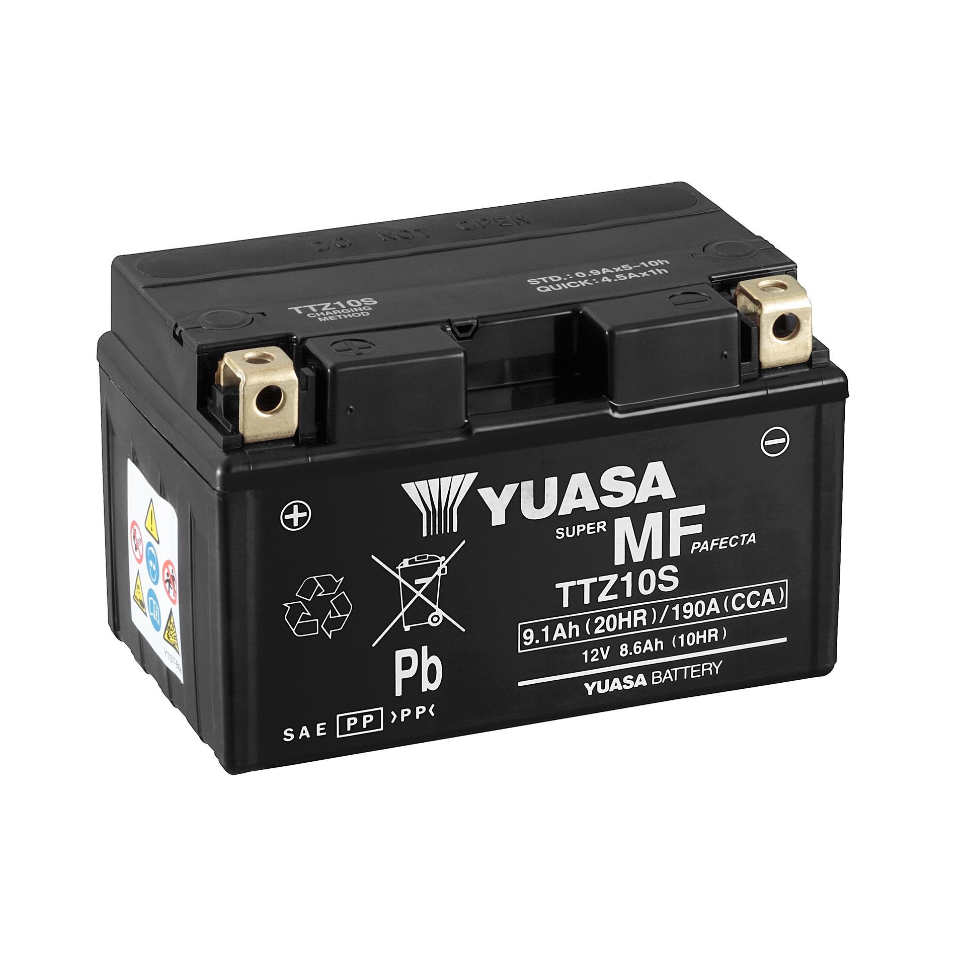 Аккумулятор Yuasa Мото TTZ10S CP 12 V 9,1 Ah 190 A