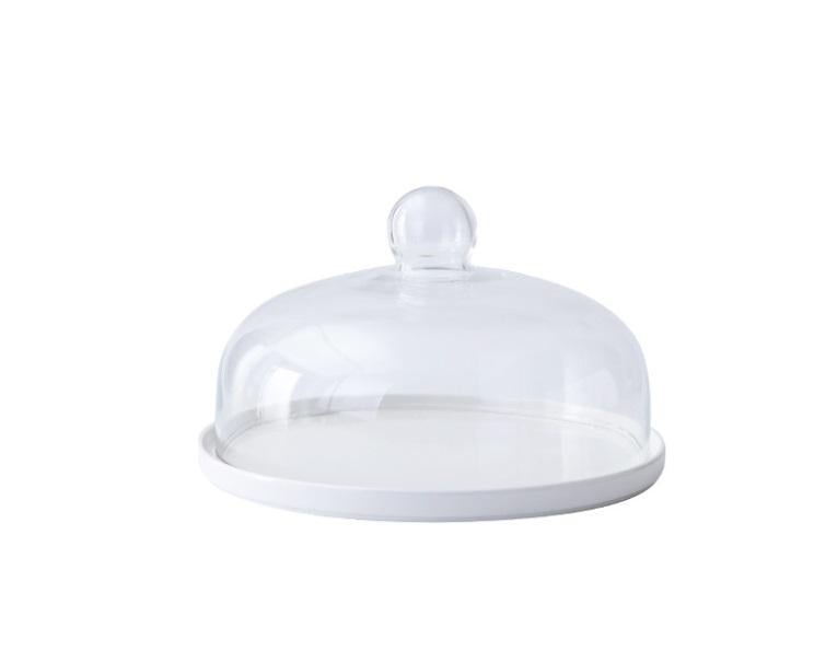 Тортівниця кругла з кришкою Crystal 9 14539 12,5х28 см (4871220)