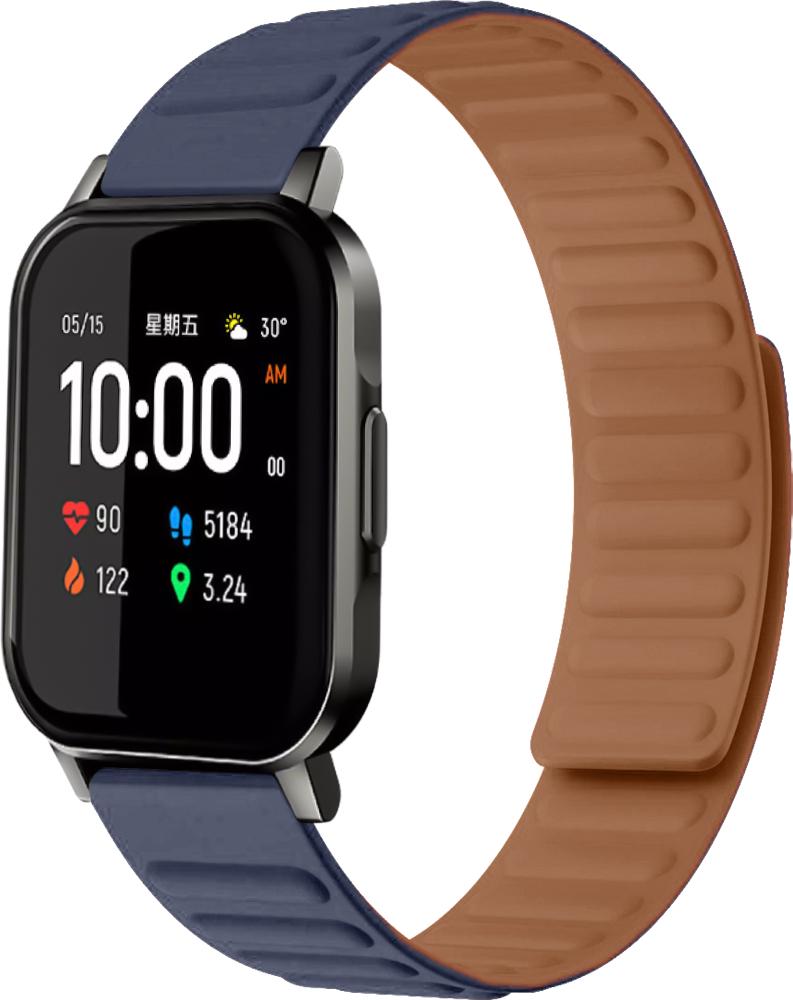 Ремінець Magneter для Haylou Smart Watch 2 (LS02) Dark Blue (26630-5D)