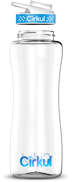 Пляшка для води Cirkul з кришкою пластикова 950 мл Блакитний (40597) - фото 2