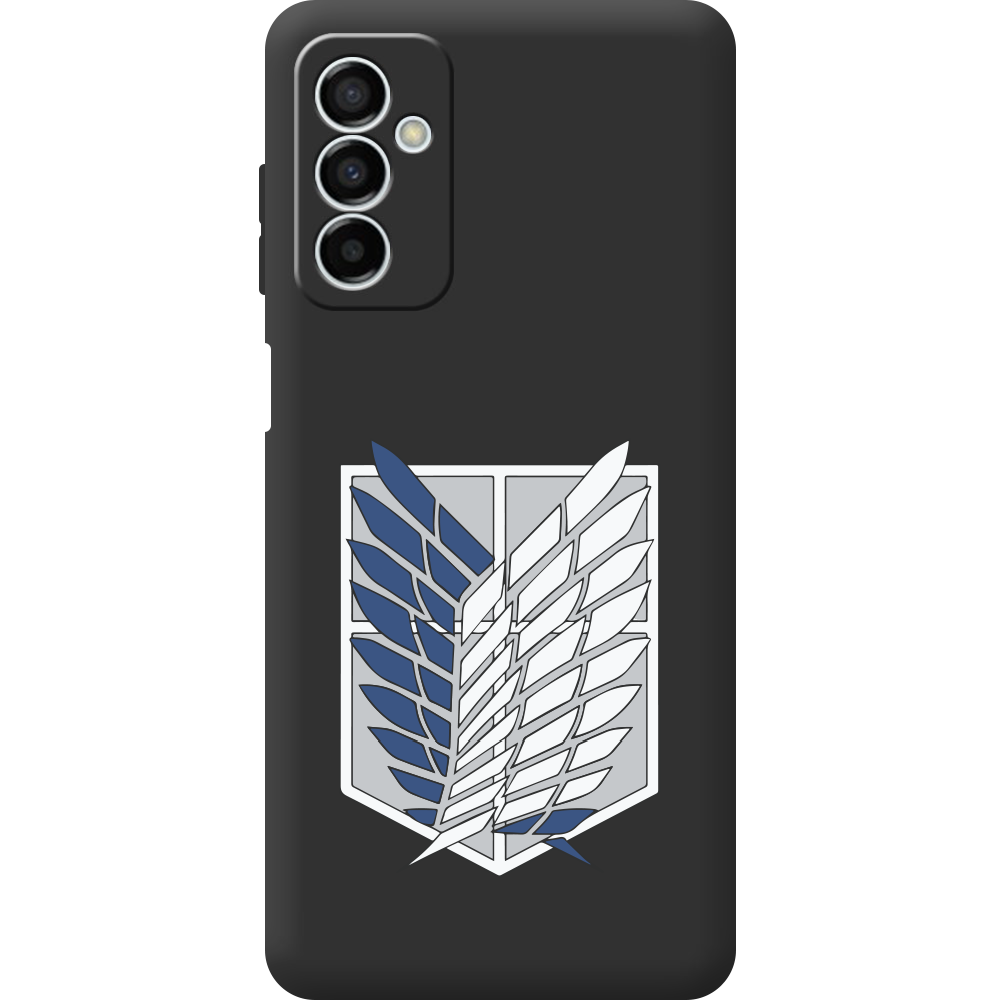 Чохол BoxFace Samsung Galaxy M23 5G (M236) Атака Титанів Крила Свободи Чорний силікон (44471-bk88-44481)