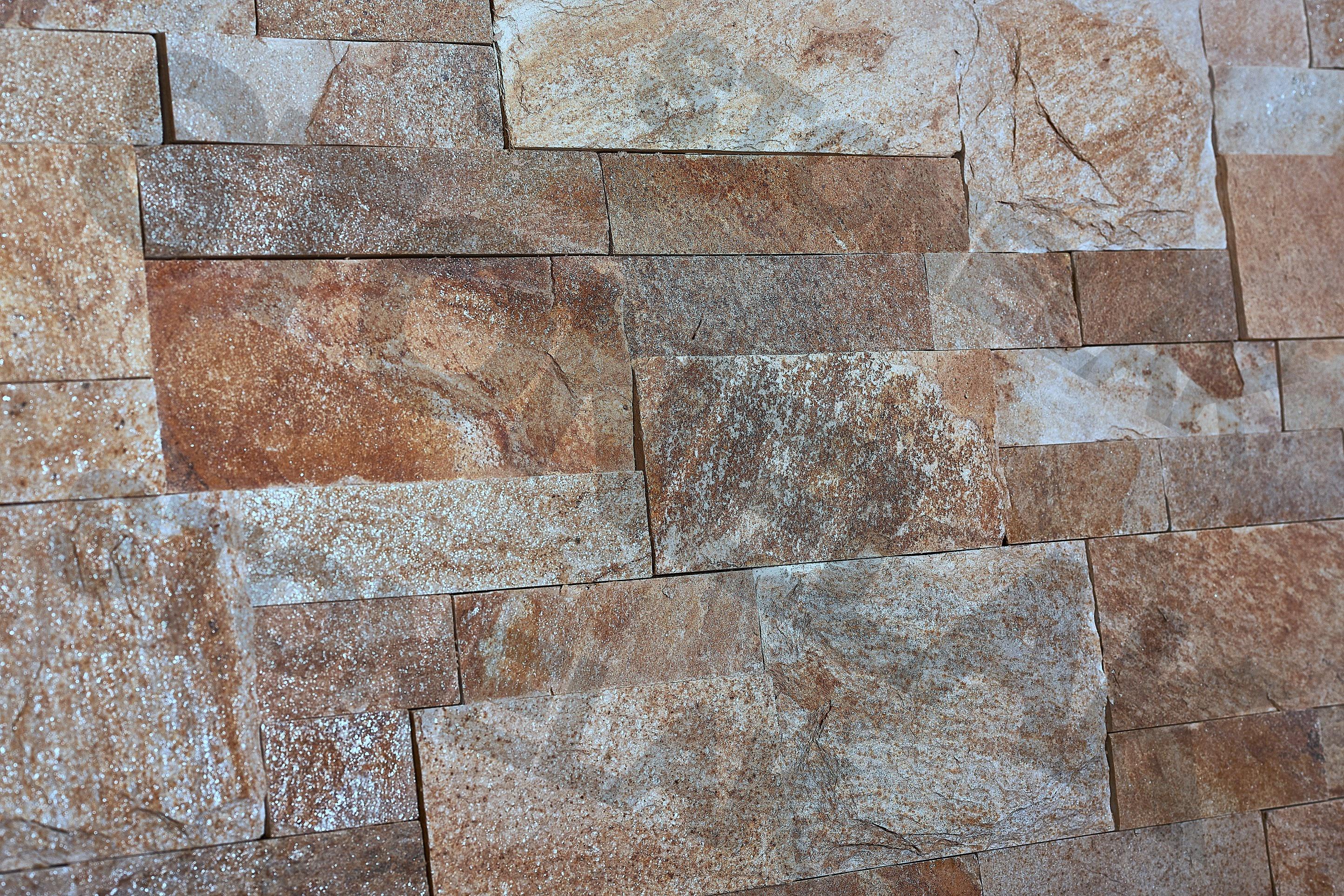 Камень STONELAK руст BUFFALO SKIN сланец фасадная плитка 10 см и 5 см 0,5 кв. м - фото 3