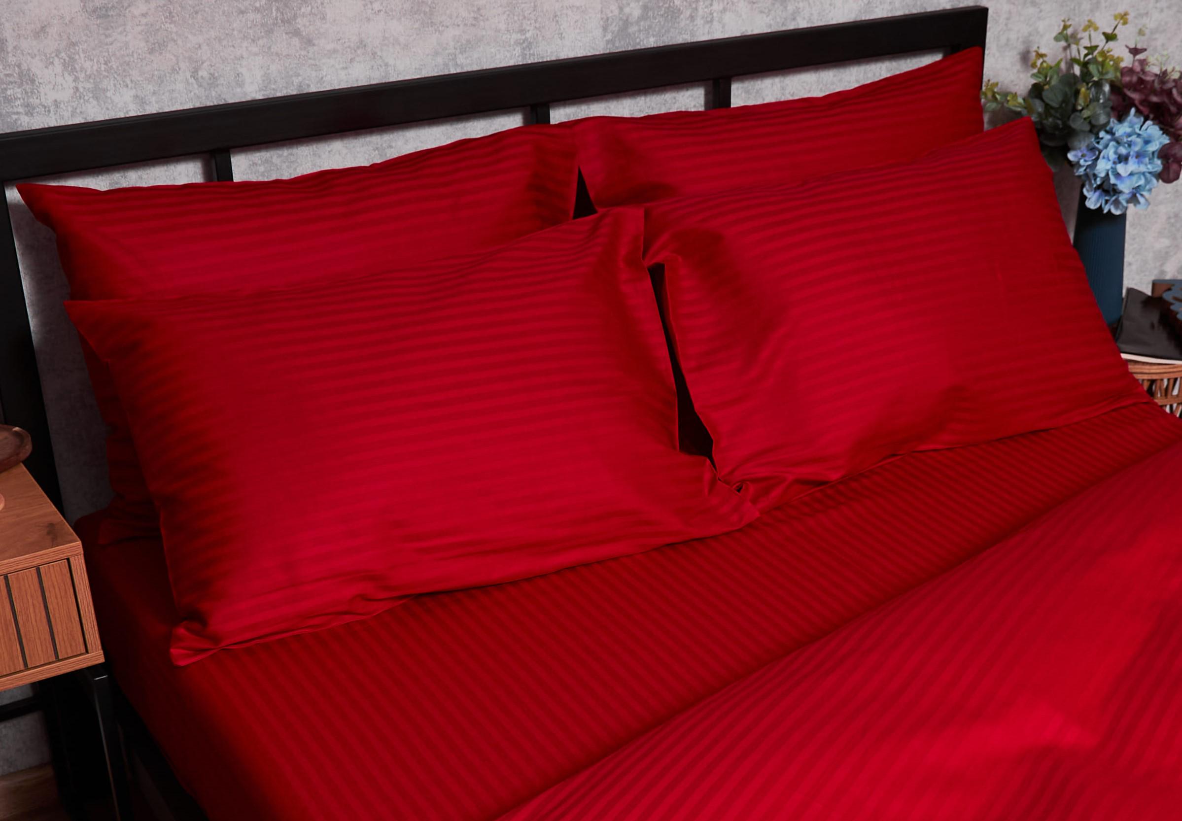 Набор наволочек Moon&Star Stripe Stripe Red satin 40х40 см 2 шт. (MS-840000420)