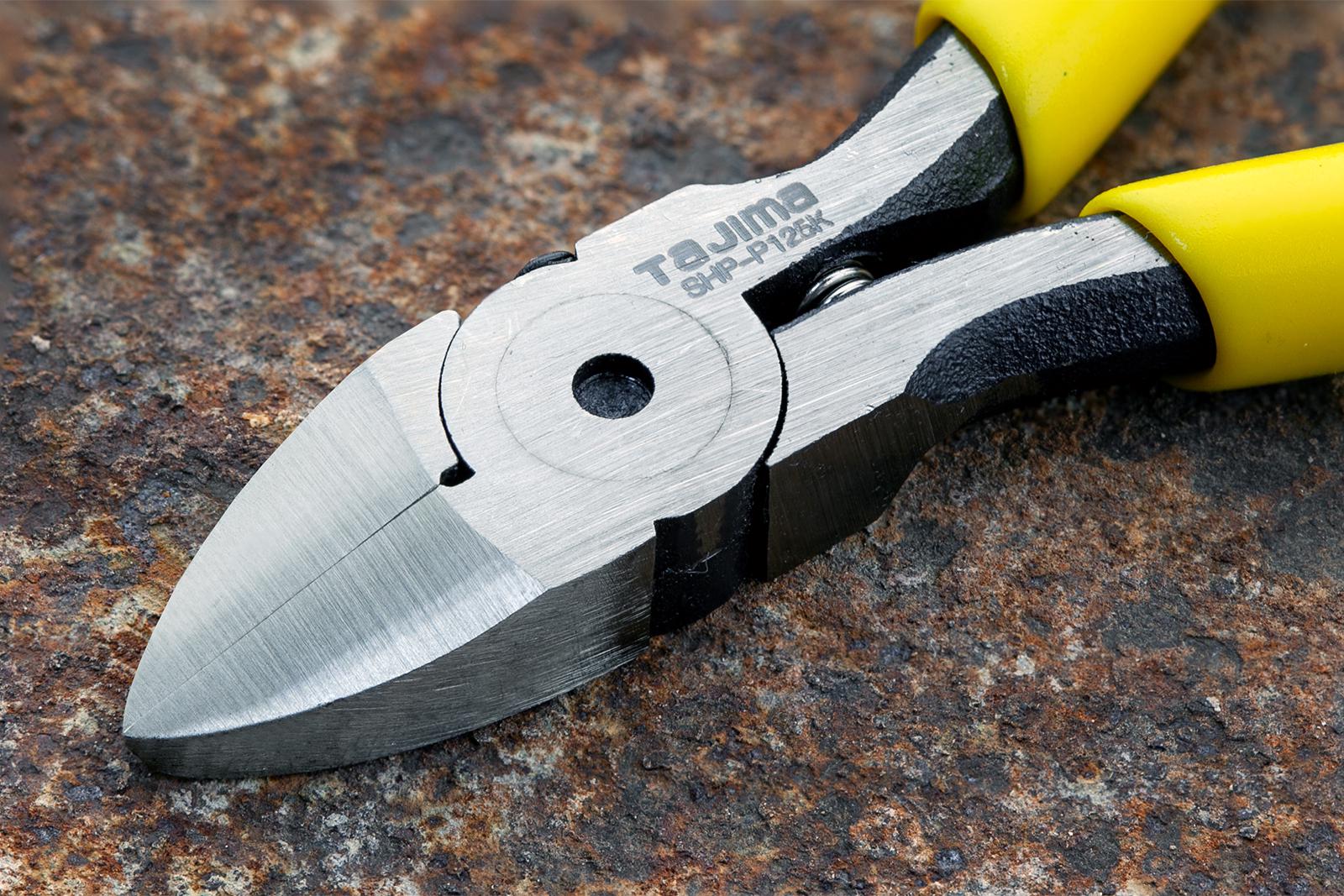 Кусачки-бокорезы Tajima SHP-P125K CrV плоские губки 125 мм (1205-0520) - фото 9