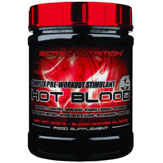 Комплекс до тренировки Scitec Nutrition Hot Blood 3.0 300 г 15 порций Orange Juice